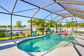 Chic Cape Coral Oasis with Pool 5 Mi to Beach!